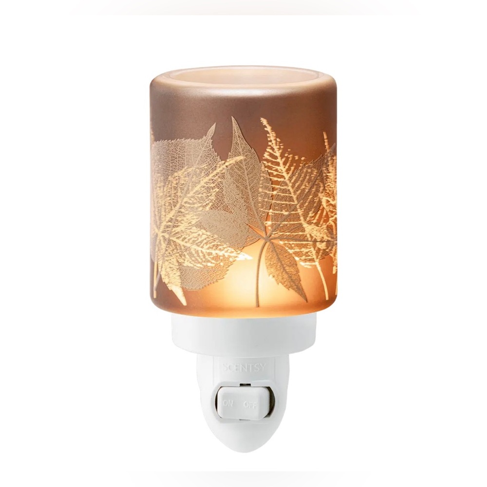 Luminous Leaves Mini Scentsy Warmer (Scentsy Wax Bars not included!)